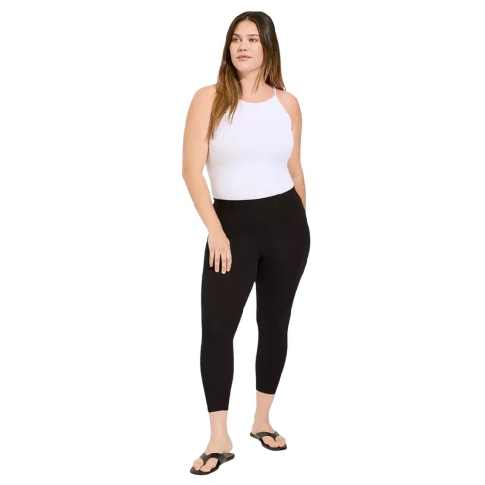 Torrid Signature Waist Ponte Black Leggings Pants Size 4 4x